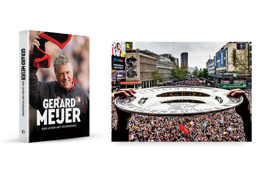 Boek Een leven met Feyenoord + Poster Schaal - afbeelding 1
