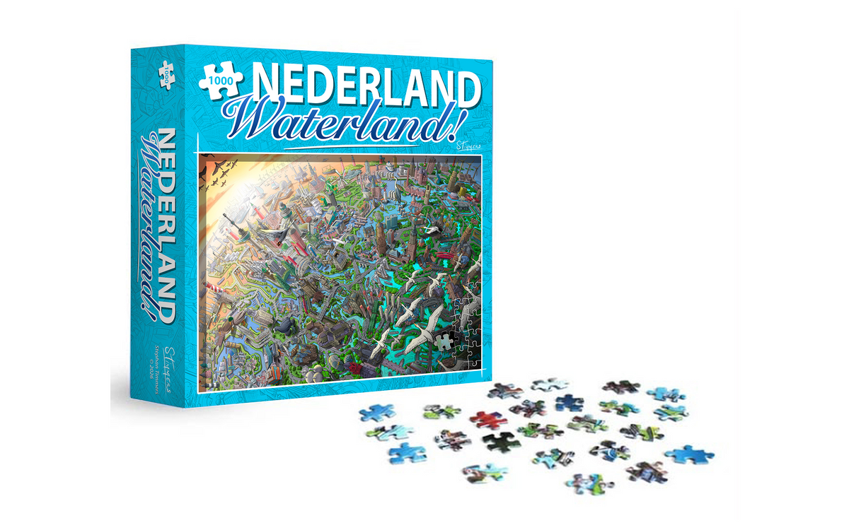Puzzel Nederland Waterland - afbeelding 1