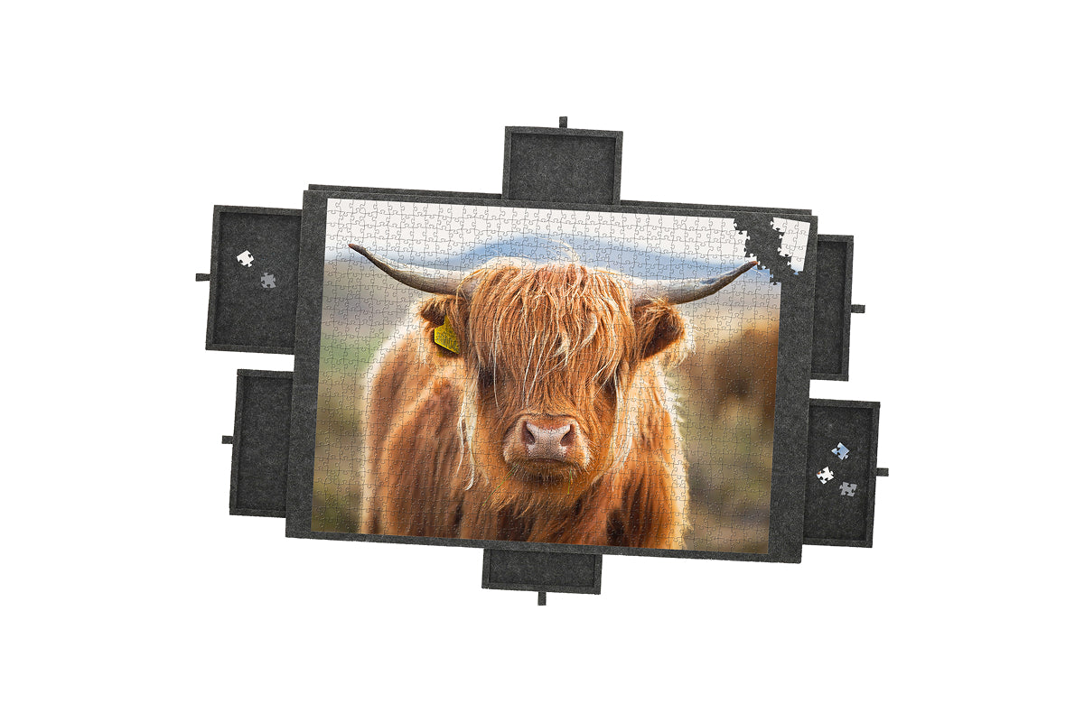 Puzzelbord Ergonomisch Ultra-Lichtgewicht Vilt met 4 lades - 1000 stuks - afbeelding 1